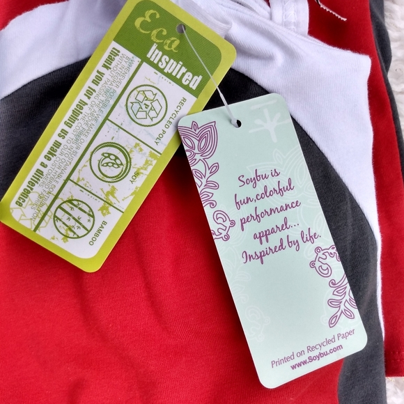 Soybu Athletic Tank Color Block Dress SZ Med - Picture 9 of 12